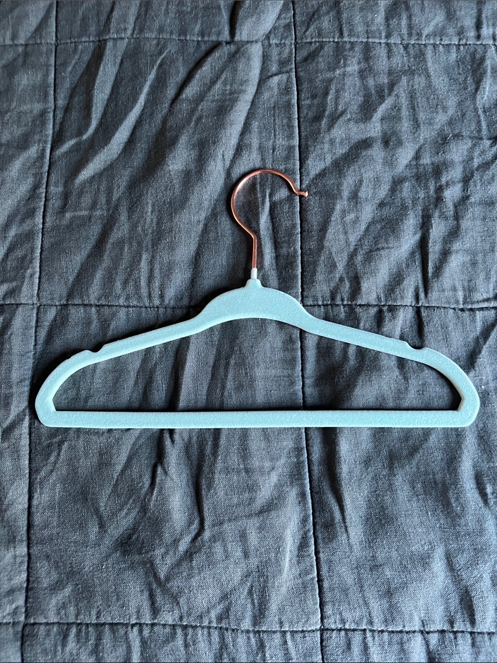 Kids pack of 60 Mint White and Coral Plastic Clothes Hangers - Home Storage